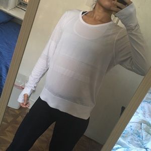 Lululemon Long Sleeve White Top
